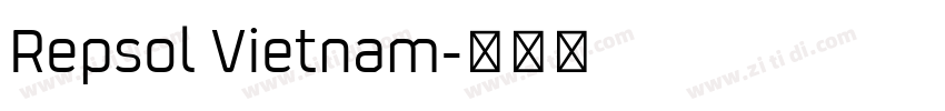 Repsol Vietnam字体转换
